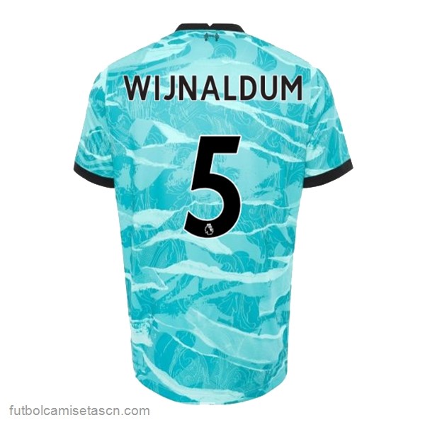 Camiseta Liverpool NO.5 Wijnaldum 2ª 2020/21 Azul